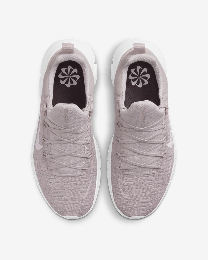 Zapatillas Running Nike Free Run 5.0 Road Mujer Plateadas Moradas Blancas | CTFQI-5016