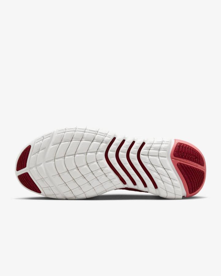Zapatillas Running Nike Free Run 5.0 Road Mujer Rojas Blancas | DIWSF-4978