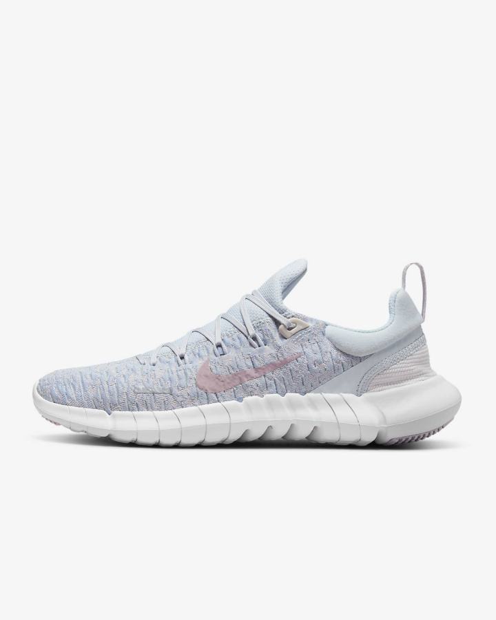 Zapatillas Running Nike Free Run 5.0 Road Mujer Blancas Moradas | EFSAZ-0192