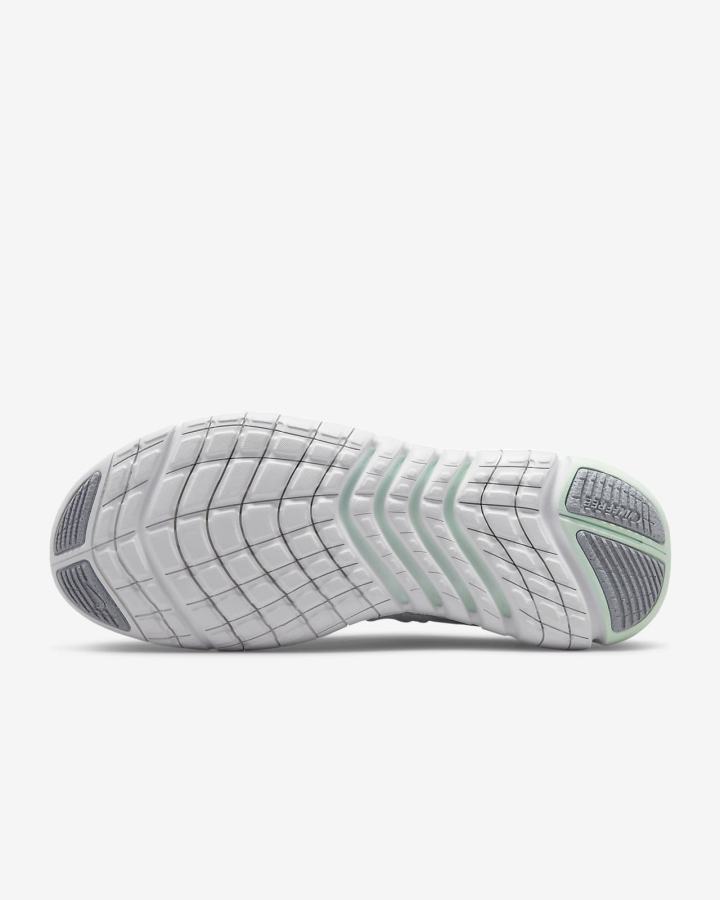 Zapatillas Running Nike Free Run 5.0 Road Mujer Plateadas Verde Verde Menta Blancas | NOALM-2549