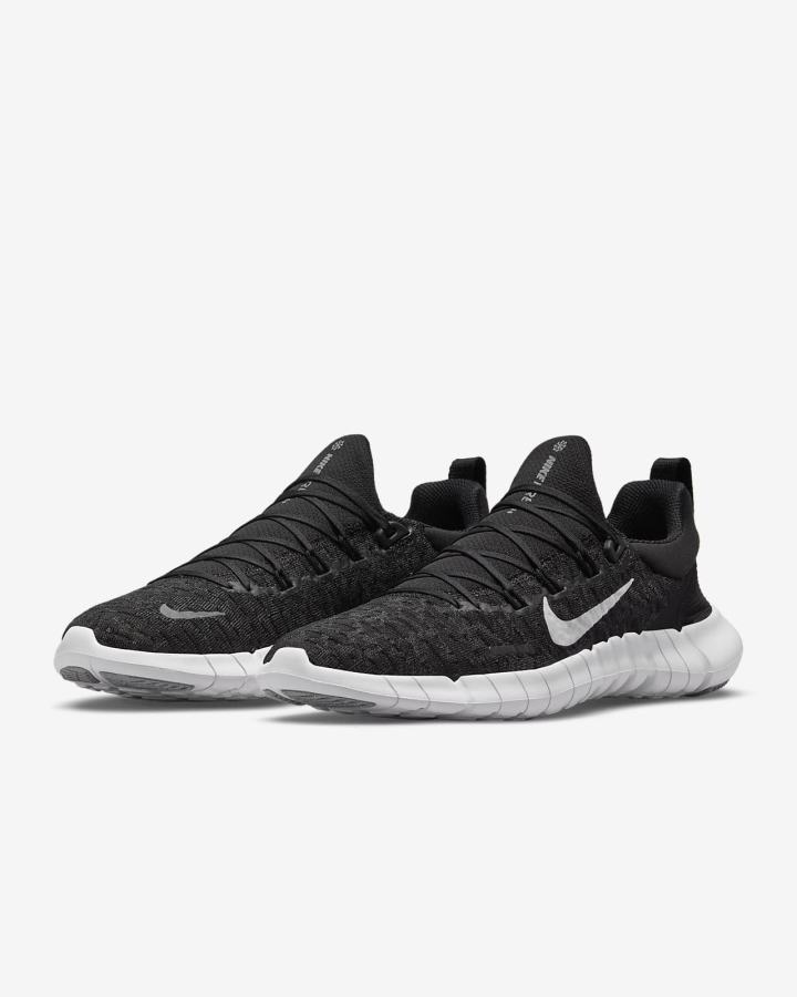 Zapatillas Running Nike Free Run 5.0 Road Mujer Negras | PRCJG-0249