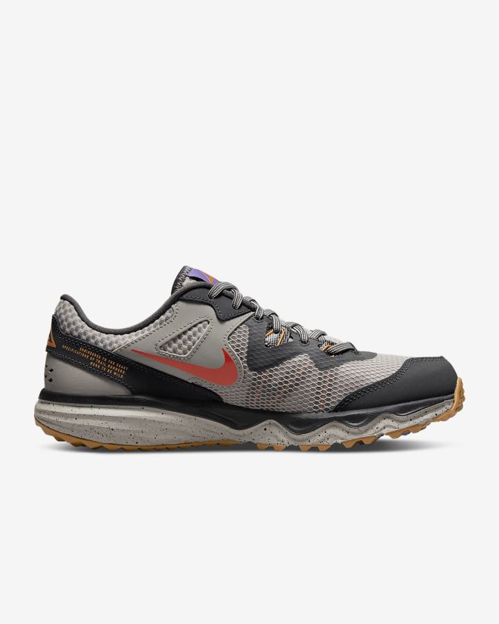 Zapatillas Running Nike Juniper Trail Trail Hombre Gris Oscuro Naranjas | QWCLI-2530
