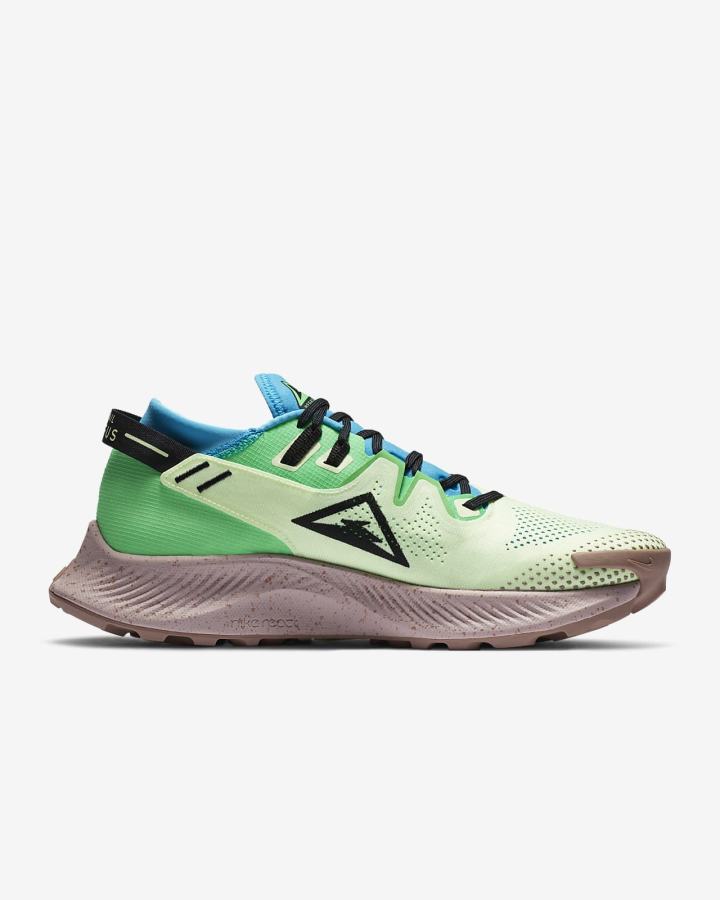 Zapatillas Running Nike Pegasus Trail 2 Trail Running Hombre Azules Verde Negras | KFJXN-9531