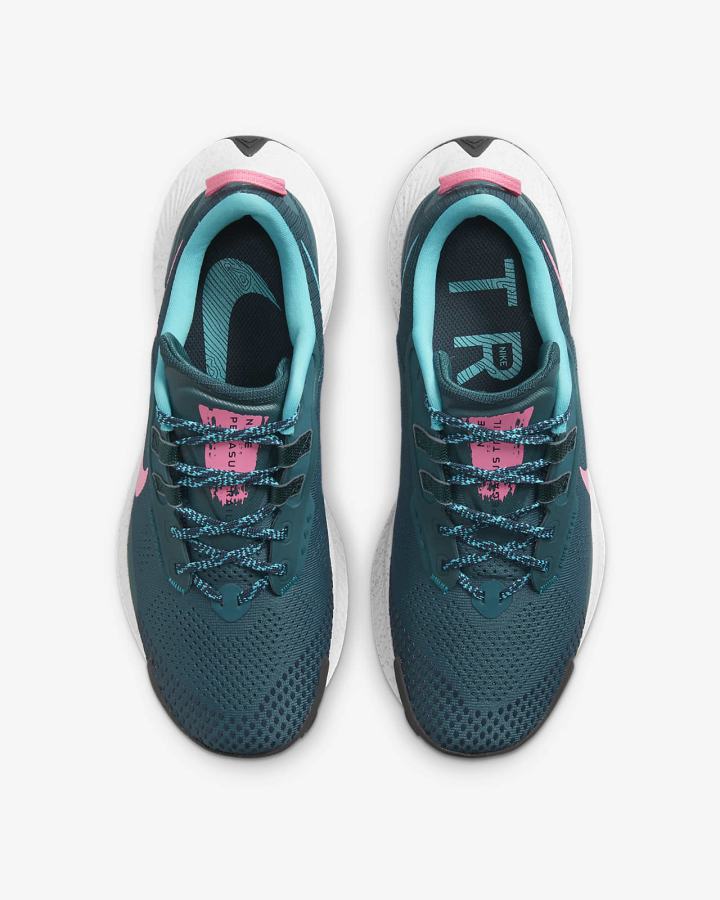 Zapatillas Running Nike Pegasus Trail 3 Trail Mujer Turquesa Verde Azul Marino Turquesa Azules Rosas | AEHOJ-8745