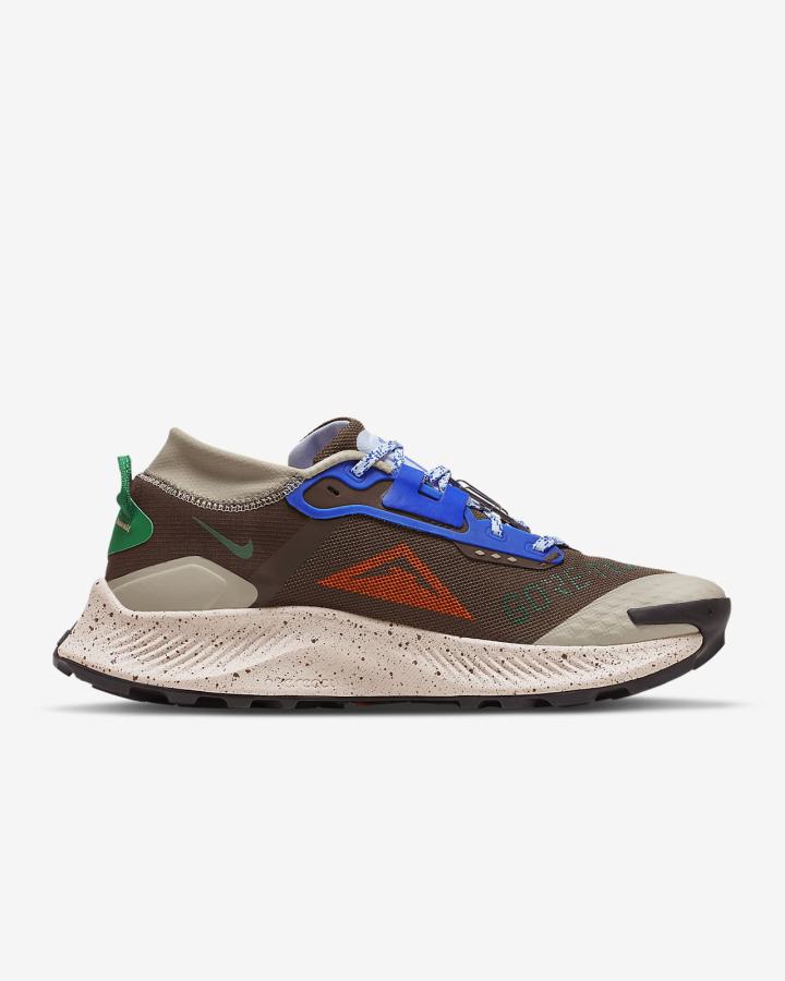 Zapatillas Running Nike Pegasus Trail 3 GORE-TEX Hombre Azul Real Naranjas | NLHZJ-9461