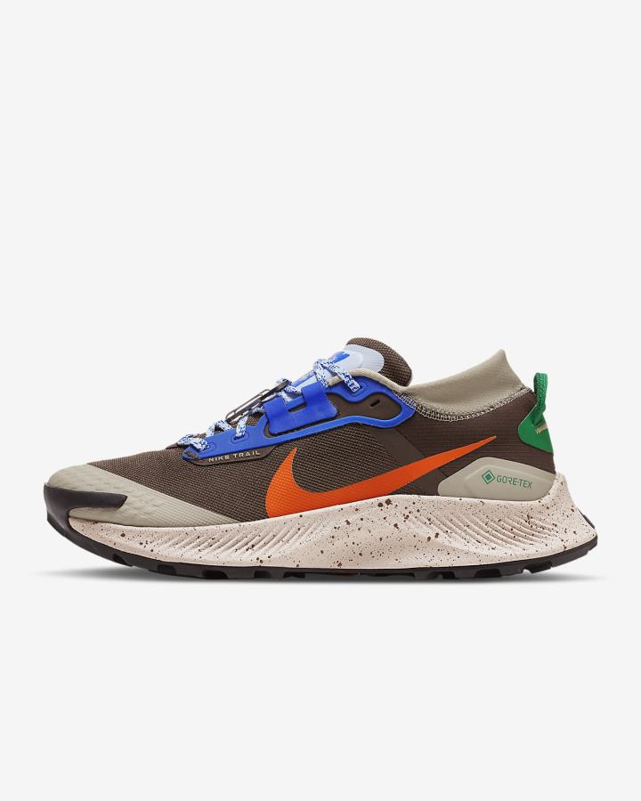 Zapatillas Running Nike Pegasus Trail 3 GORE-TEX Hombre Azul Real Naranjas | NLHZJ-9461