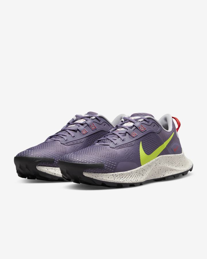 Zapatillas Running Nike Pegasus Trail 3 Trail Mujer Moradas Rojas | SDBXN-8461