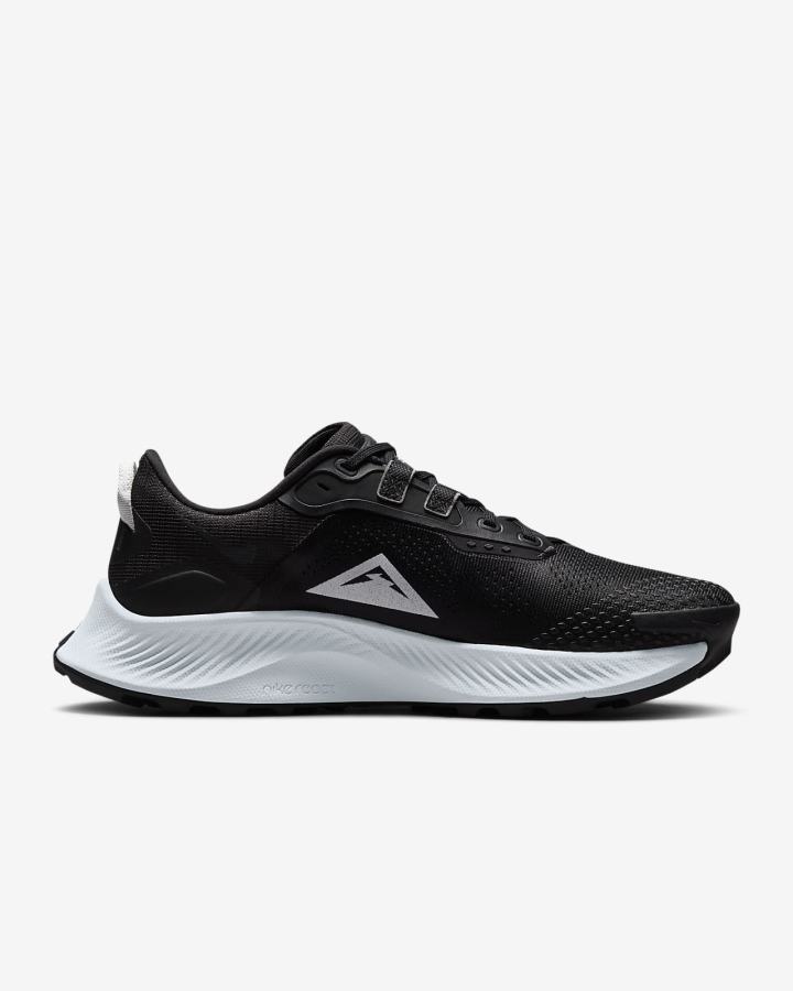 Zapatillas Running Nike Pegasus Trail 3 Trail Mujer Negras Gris Oscuro Plateadas | VQEUS-7042
