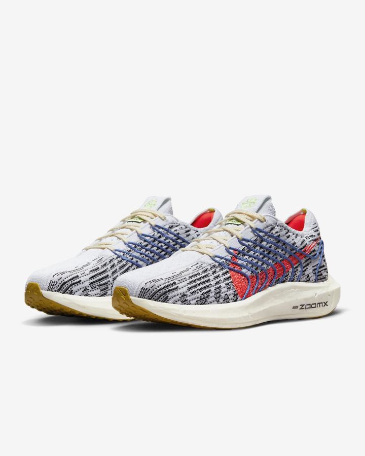 Zapatillas Running Nike Pegasus Turbo Next Nature Road Mujer Plateadas Negras Azules Rojas | RLVAY-9427