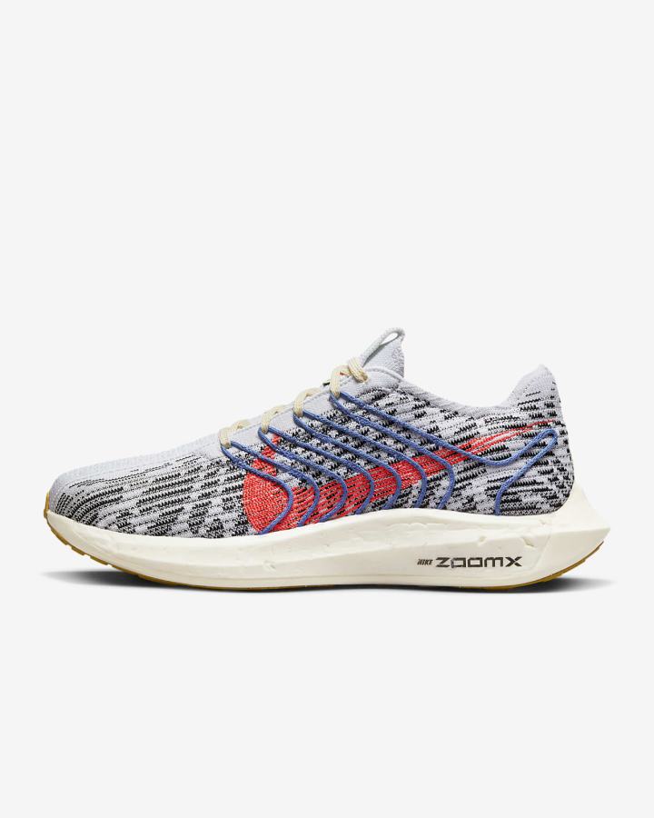 Zapatillas Running Nike Pegasus Turbo Next Nature Road Mujer Plateadas Negras Azules Rojas | RLVAY-9427