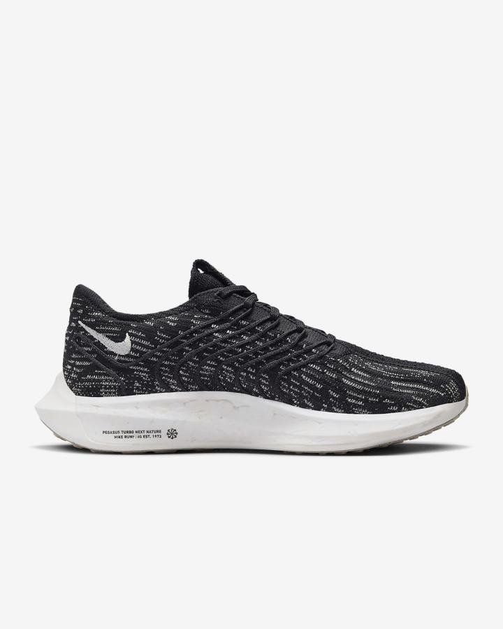 Zapatillas Running Nike Pegasus Turbo Next Nature Road Mujer Negras | SPYQL-3250