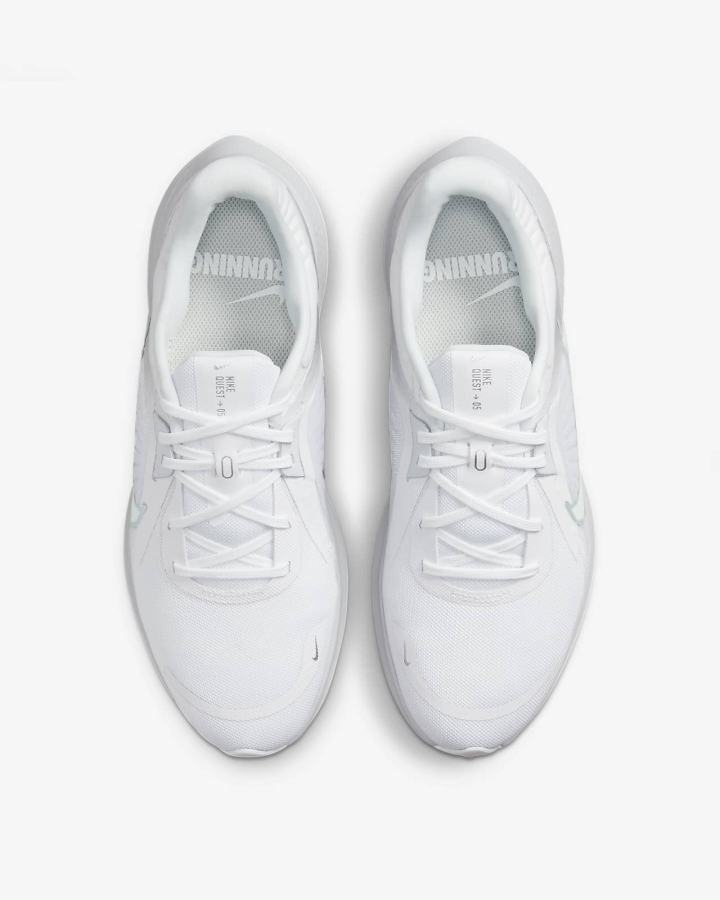 Zapatillas Running Nike Quest 5 Premium Road Mujer Blancas Plateadas Metal Plateadas | LHJSC-9642