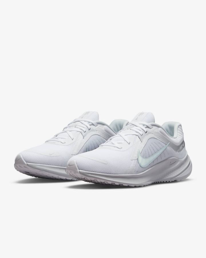 Zapatillas Running Nike Quest 5 Premium Road Mujer Blancas Plateadas Metal Plateadas | LHJSC-9642