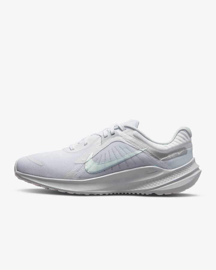 Zapatillas Running Nike Quest 5 Premium Road Mujer Blancas Plateadas Metal Plateadas | LHJSC-9642