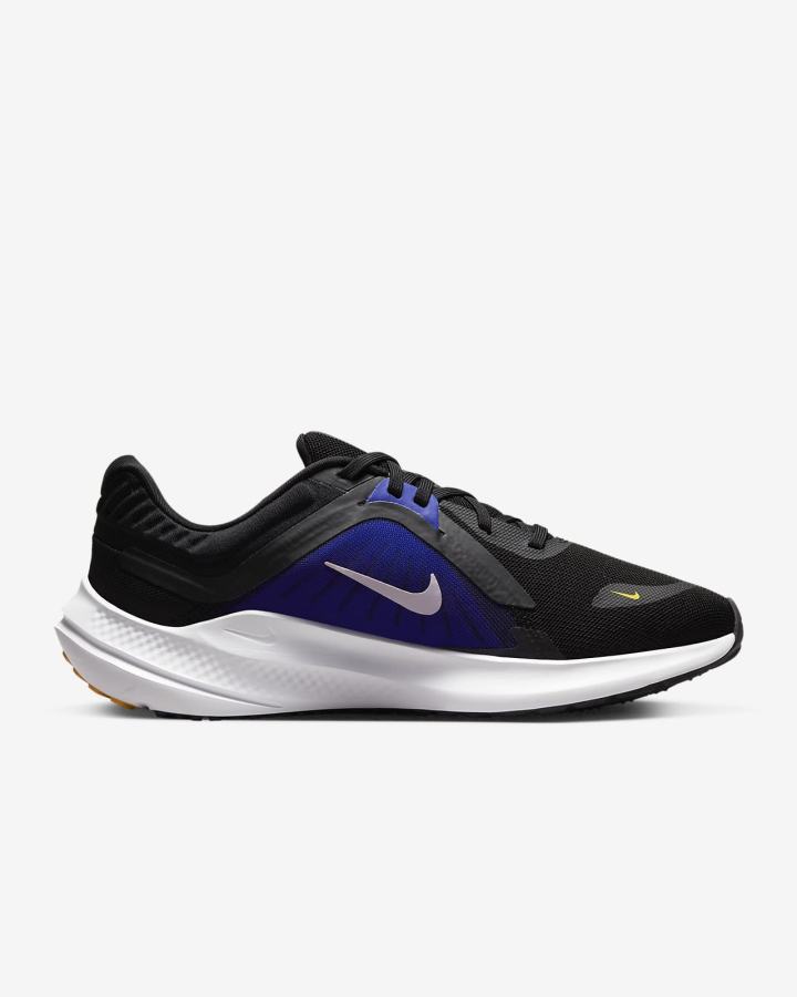 Zapatillas Running Nike Quest 5 Premium Road Mujer Negras Blancas | LMYRN-0435