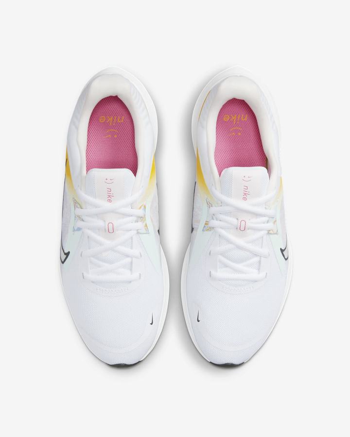 Zapatillas Running Nike Quest 5 Premium Road Mujer Blancas Doradas Gris Oscuro | QCTMV-1624