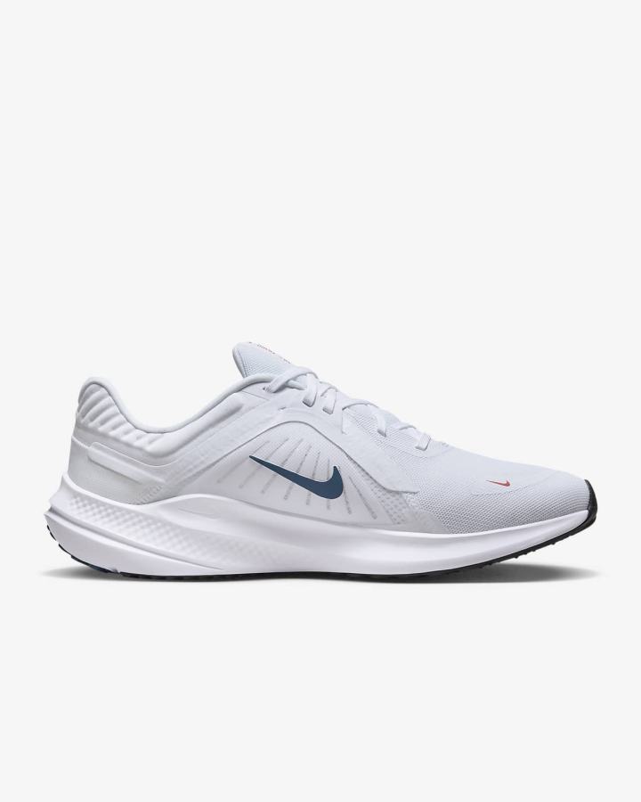 Zapatillas Running Nike Quest 5 Road Hombre Blancas Rojas Claro Negras Azules | DQXJL-6035
