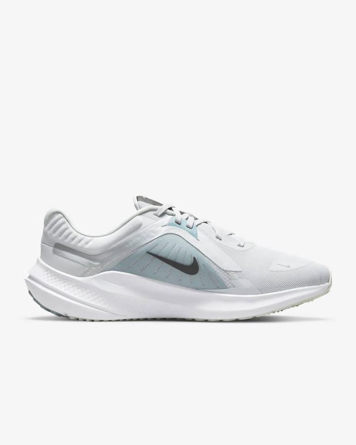 Zapatillas Running Nike Quest 5 Road Hombre Gris Metal Plateadas Negras | HGXQY-4570