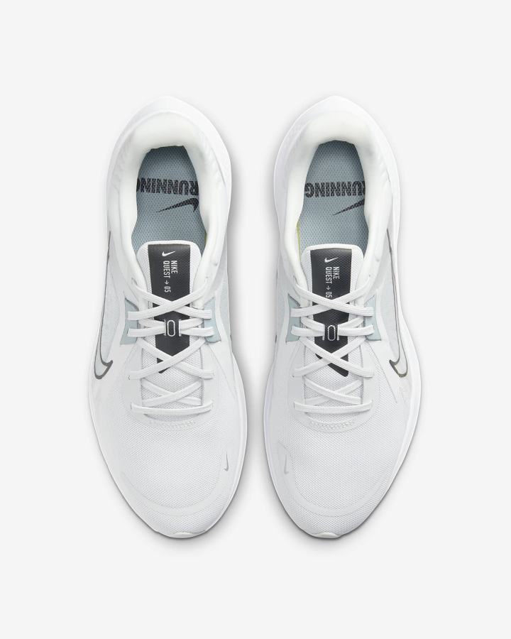 Zapatillas Running Nike Quest 5 Road Hombre Gris Metal Plateadas Negras | HGXQY-4570