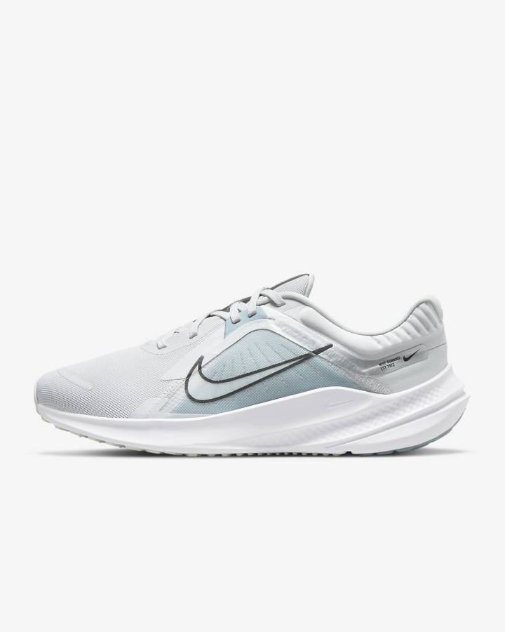 Zapatillas Running Nike Quest 5 Road Hombre Gris Metal Plateadas Negras | HGXQY-4570