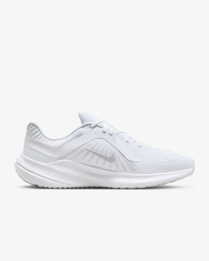 Zapatillas Running Nike Quest 5 Road Hombre Blancas Plateadas | LPDCM-9647