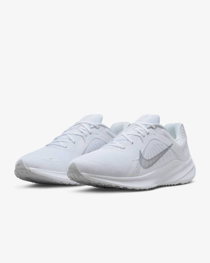 Zapatillas Running Nike Quest 5 Road Hombre Blancas Plateadas | LPDCM-9647
