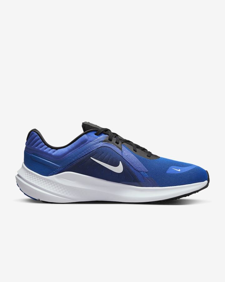 Zapatillas Running Nike Quest 5 Road Hombre Azules Azul Real Negras Blancas | LQFSH-8045