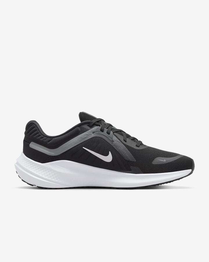 Zapatillas Running Nike Quest 5 Road Hombre Negras Gris Gris Oscuro Blancas | MEDCZ-7942