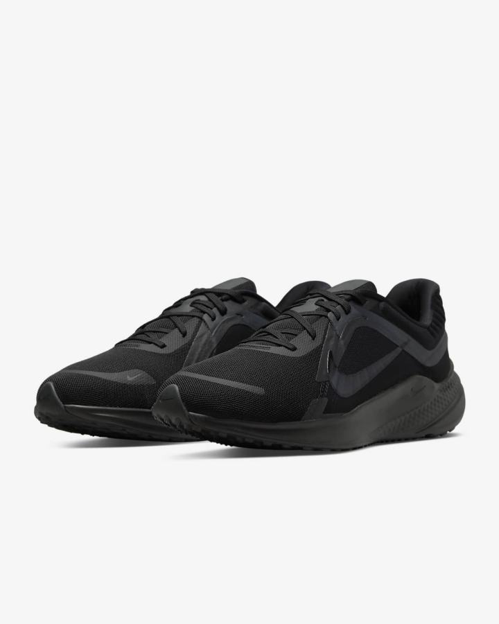 Zapatillas Running Nike Quest 5 Road Hombre Negras Gris Oscuro | TALMN-3091