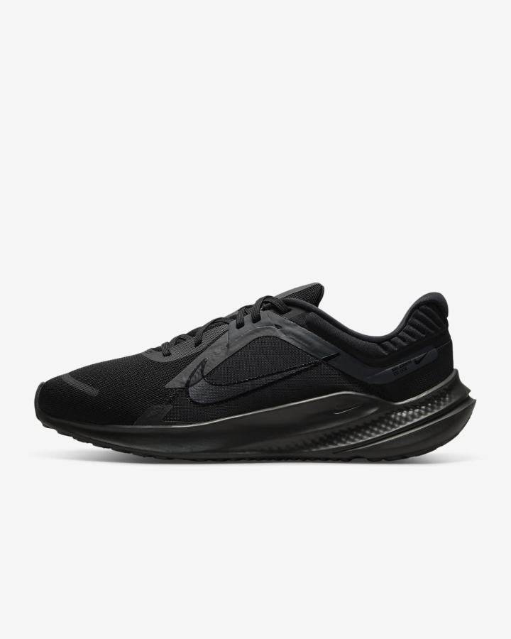 Zapatillas Running Nike Quest 5 Road Hombre Negras Gris Oscuro | TALMN-3091