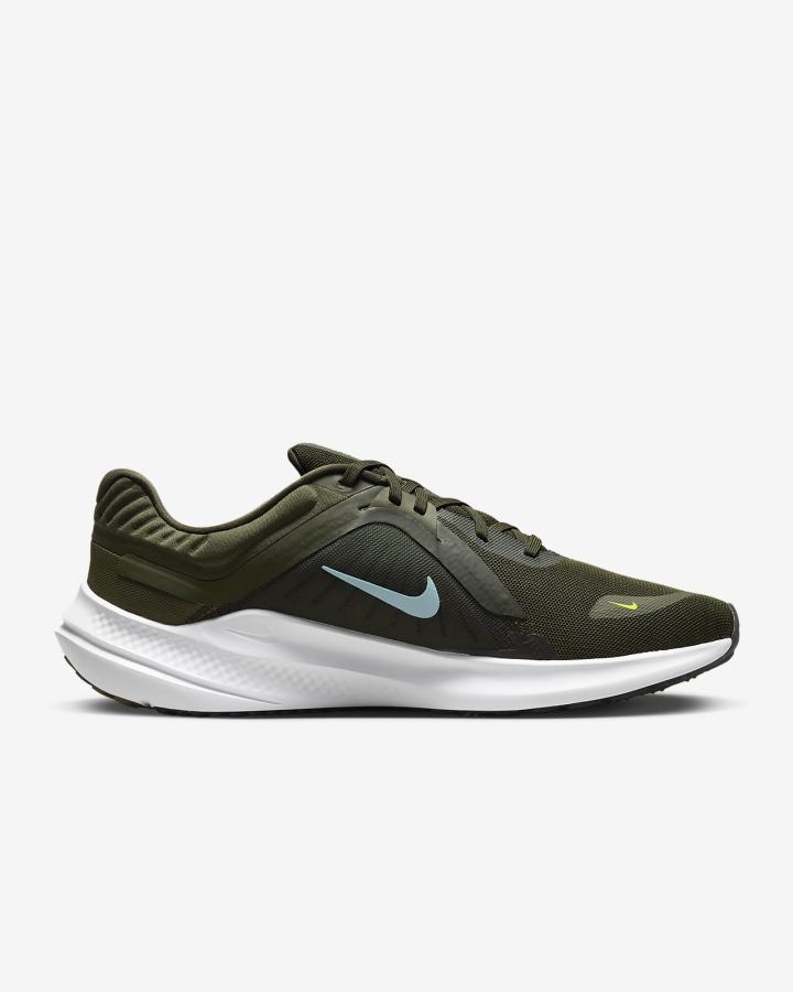 Zapatillas Running Nike Quest 5 Road Hombre Kaki Blancas Azules | UXYGL-0652