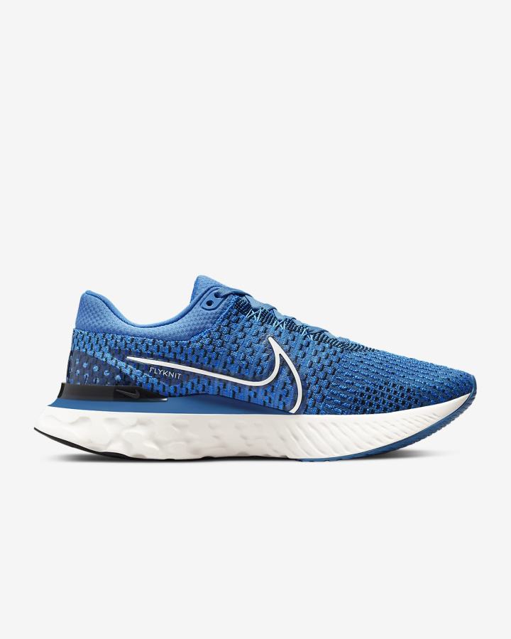 Zapatillas Running Nike React Infinity Run Flyknit 3 Road Hombre Azules Negras Azules | HRNGQ-0347