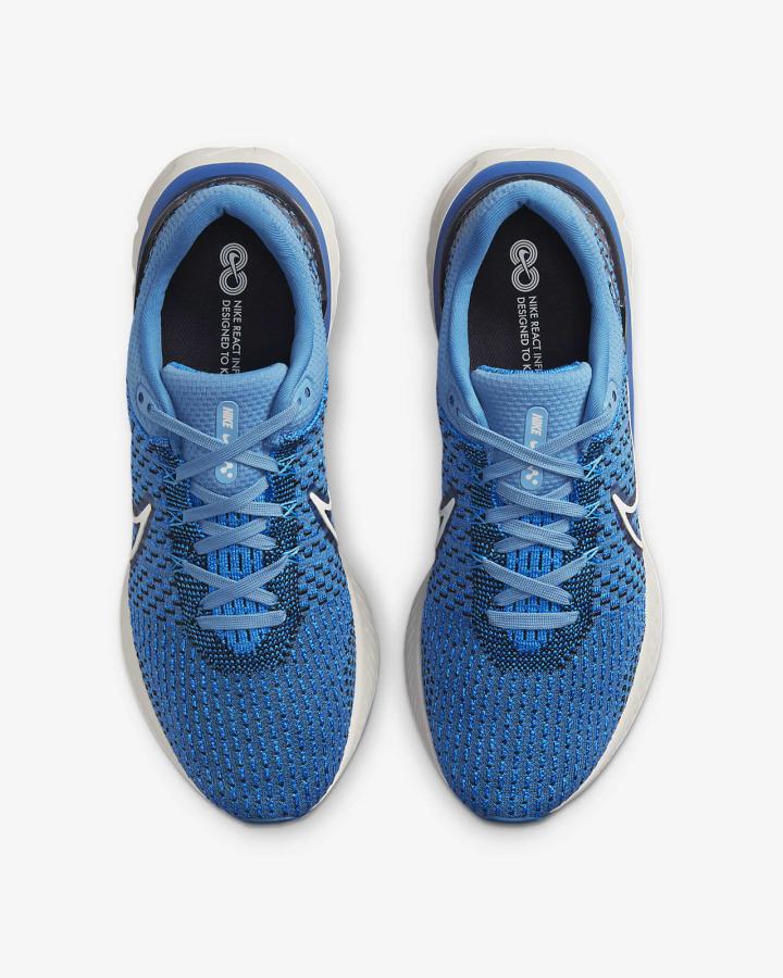 Zapatillas Running Nike React Infinity Run Flyknit 3 Road Hombre Azules Negras Azules | HRNGQ-0347
