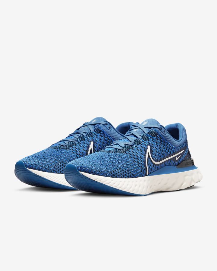 Zapatillas Running Nike React Infinity Run Flyknit 3 Road Hombre Azules Negras Azules | HRNGQ-0347