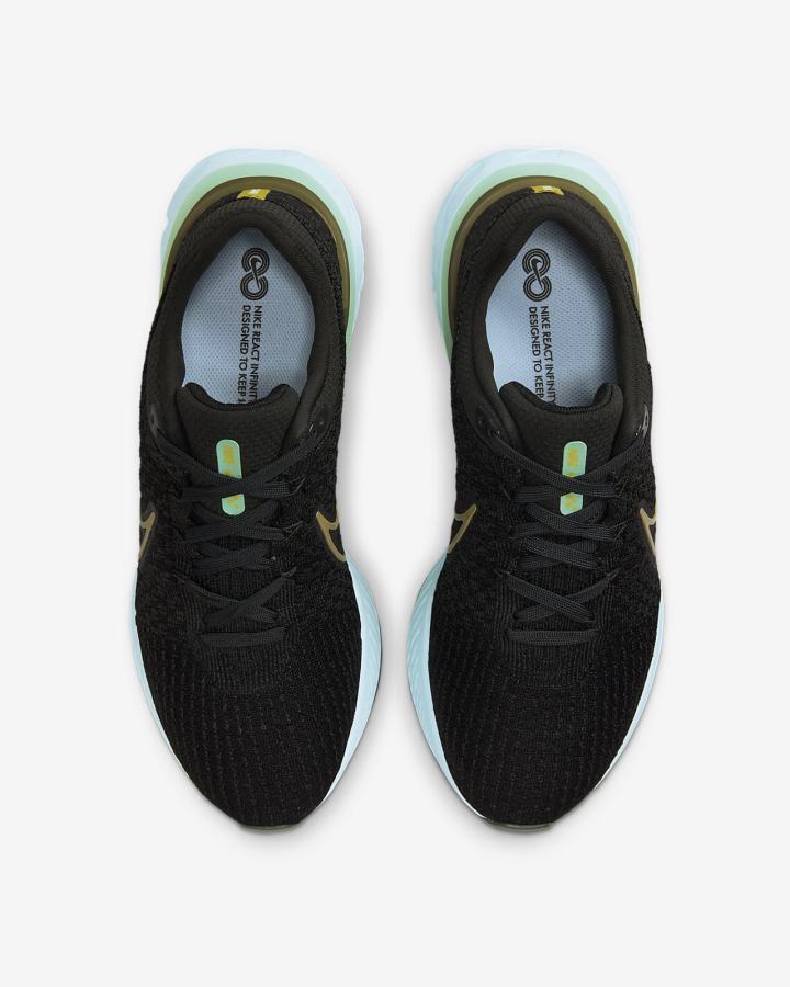 Zapatillas Running Nike React Infinity Run Flyknit 3 Road Hombre Azules Verde | KJMHL-5234