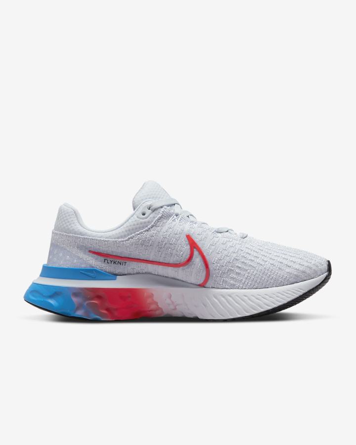 Zapatillas Running Nike React Infinity Run Flyknit 3 Road Mujer Gris Negras Azules Rojas | RADUW-6703