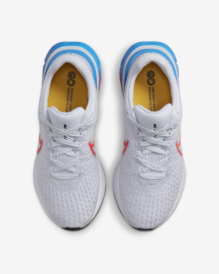 Zapatillas Running Nike React Infinity Run Flyknit 3 Road Mujer Gris Negras Azules Rojas | RADUW-6703