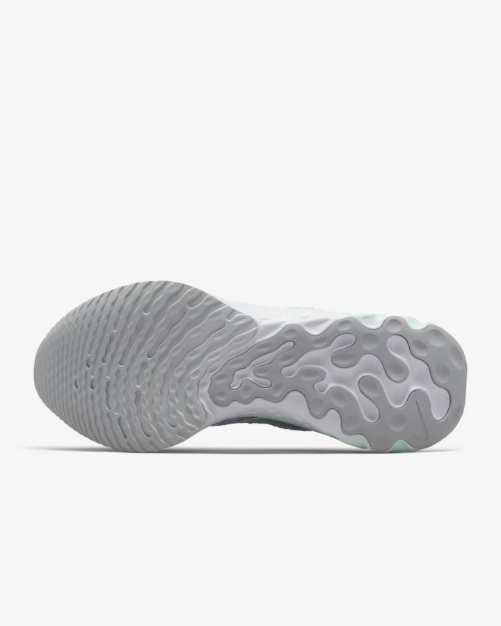 Zapatillas Running Nike React Infinity Run Flyknit 3 Road Mujer Plateadas Blancas Verde Verde Menta | SLEYR-6810