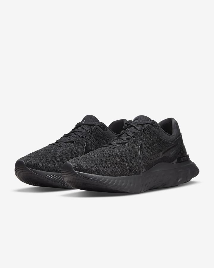 Zapatillas Running Nike React Infinity Run Flyknit 3 Road Hombre Negras | VWMHY-8014