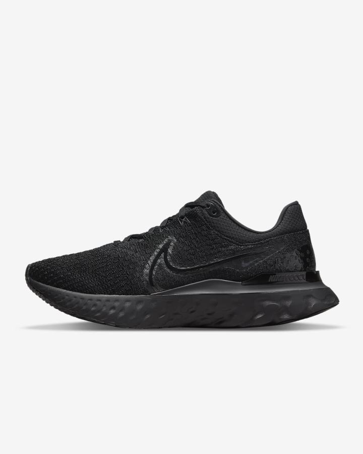 Zapatillas Running Nike React Infinity Run Flyknit 3 Road Hombre Negras | VWMHY-8014
