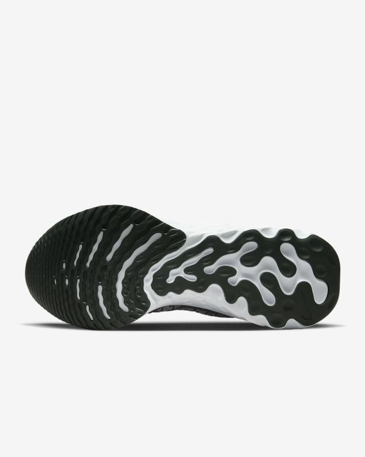 Zapatillas Running Nike React Infinity Run Flyknit 3 Road Mujer Negras Gris Blancas | XPICU-3054
