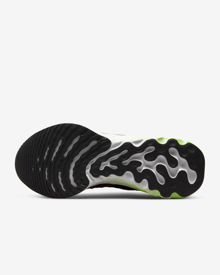 Zapatillas Running Nike React Infinity Run Flyknit 3 Road Hombre Negras Verde Rojas | YLBCU-0859