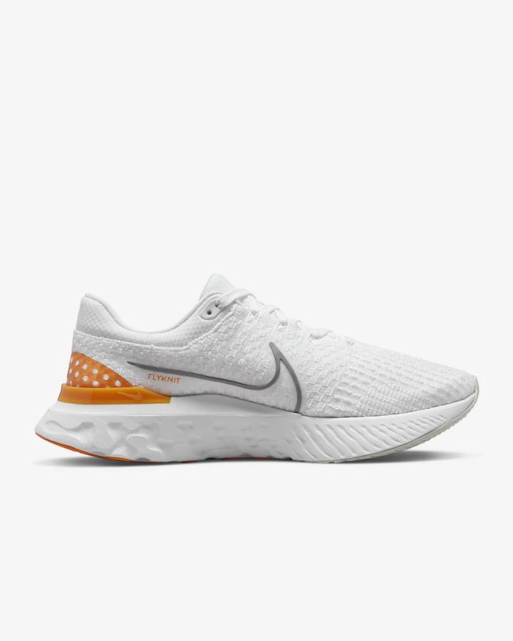 Zapatillas Running Nike React Infinity Run Flyknit 3 Road Hombre Blancas Gris | YZWMG-3087