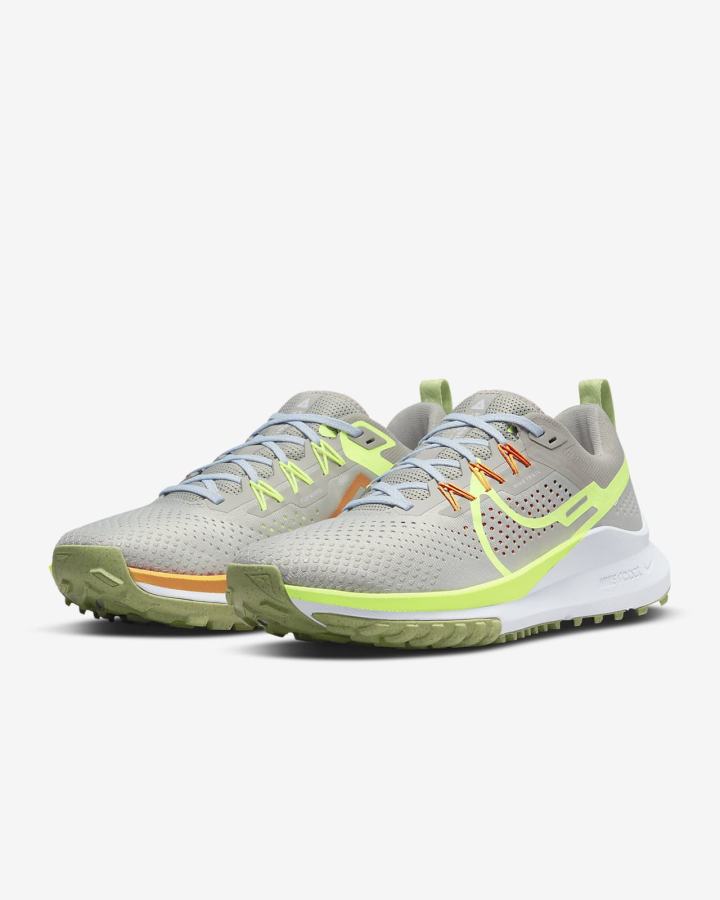 Zapatillas Running Nike React Pegasus Trail 4 Trail Hombre Gris | NTCVQ-7649