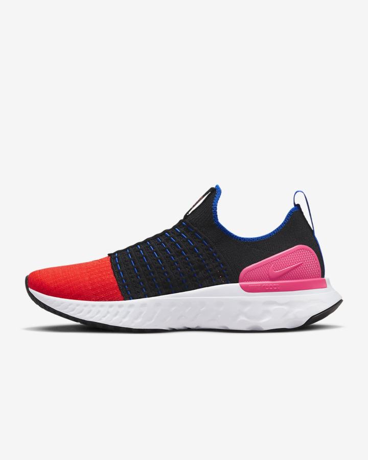Zapatillas Running Nike React Phantom Run Flyknit 2 Road Mujer Negras Rosas Azules Rojas Claro | BMFPQ-6951