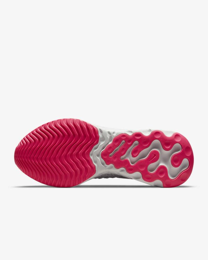 Zapatillas Running Nike React Phantom Run Flyknit 2 Road Mujer Plateadas Rosas Rojas Negras | HCXIM-7213
