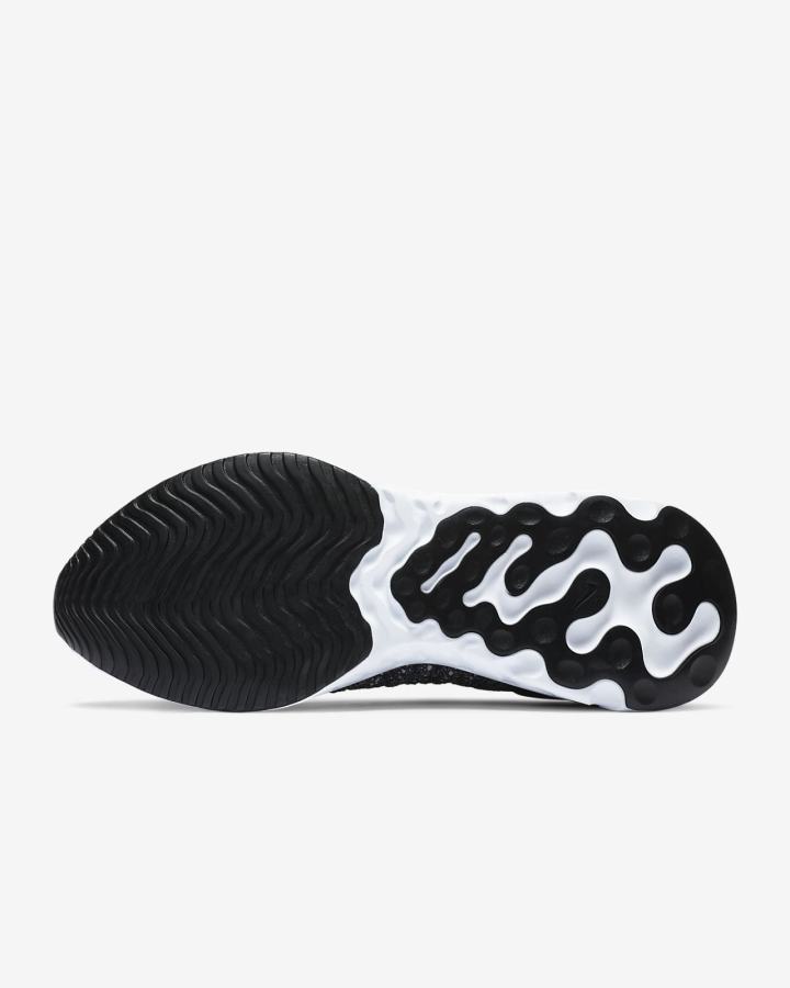 Zapatillas Running Nike React Phantom Run Flyknit 2 Road Hombre Negras Blancas | UNLWK-8592