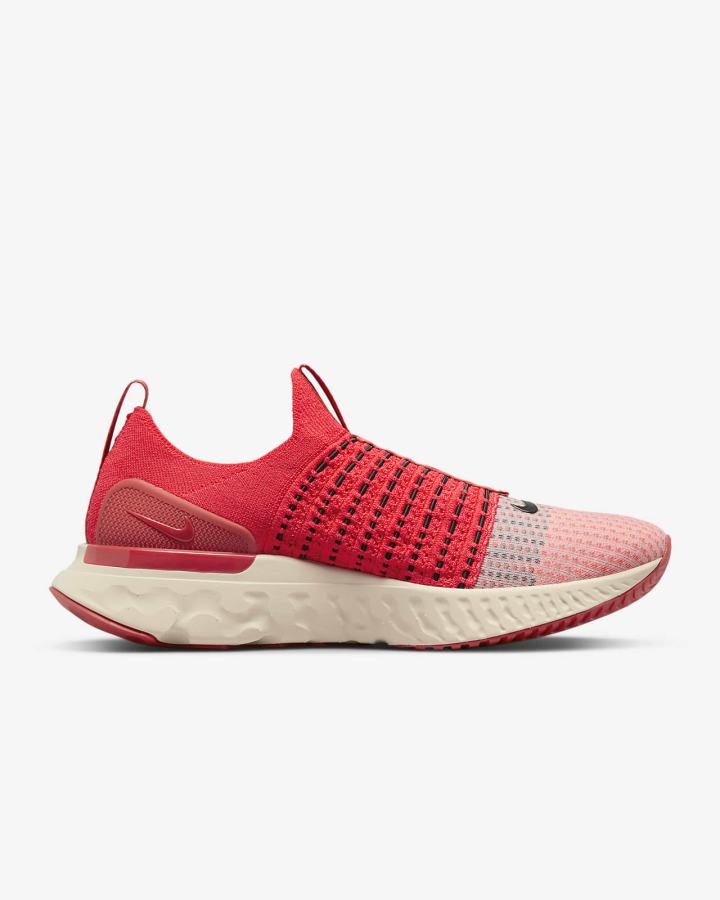 Zapatillas Running Nike React Phantom Run Flyknit 2 Road Hombre Rojas Blancas Rojas Negras | UYOMF-7923