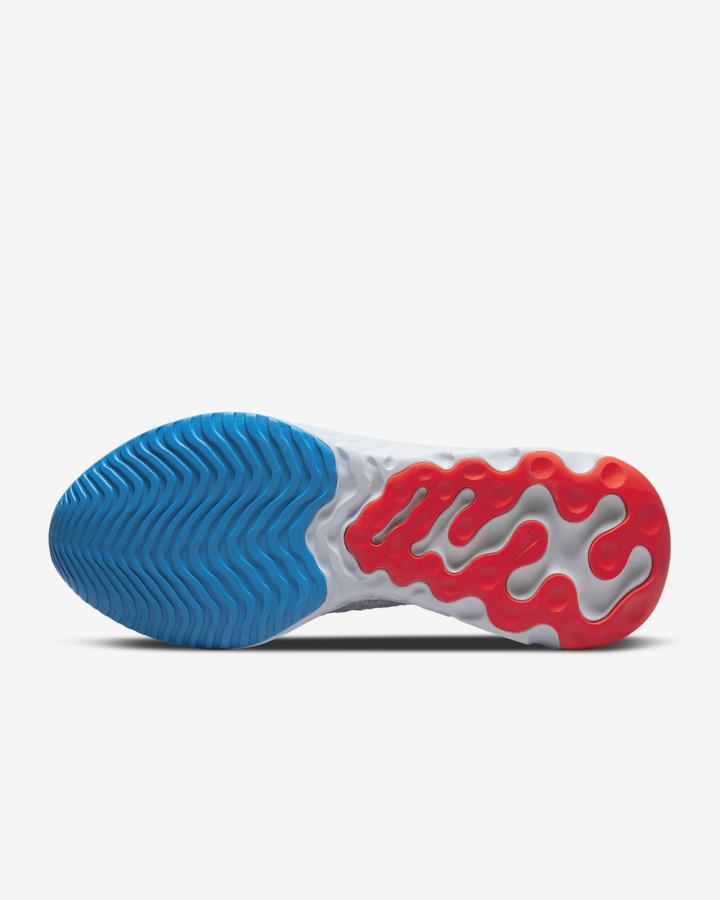 Zapatillas Running Nike React Phantom Run Flyknit 2 Road Mujer Gris Azules Rojas Negras | VGTRD-5298