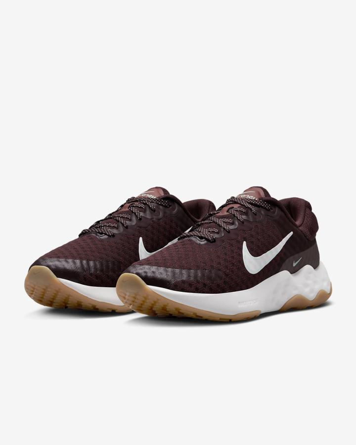 Zapatillas Running Nike Renew Ride 3 Road Mujer Burdeos Rojas Marrones Blancas | EKFJN-8409